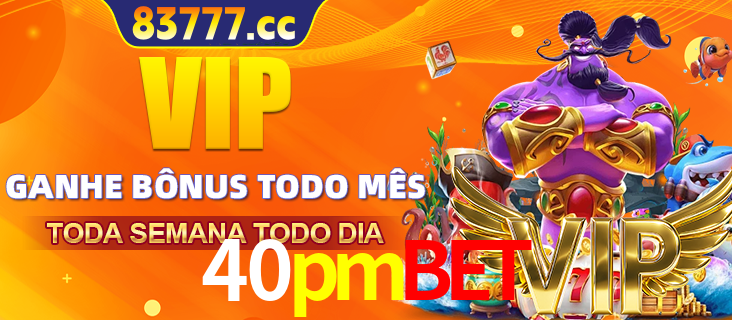 Banner promocional do 40pmbet oferecendo 100% de recompensas adicionais contínuas para quem fizer o login diário (Daily sign-in), com um mascote de coelho.