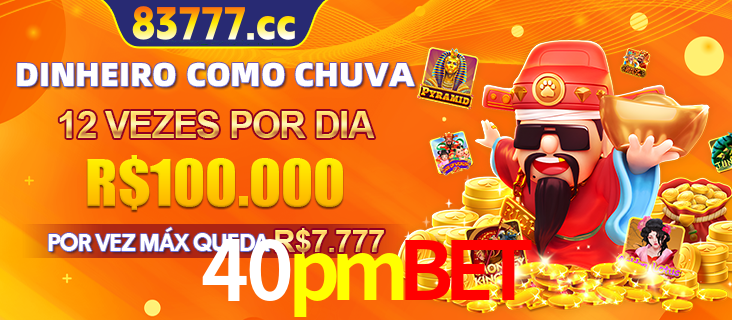 Banner do programa de recompensas Recomende para amigos do 40pmbet, detalhando os bônus por convidar amigos, com prêmios que chegam a R$288.888.