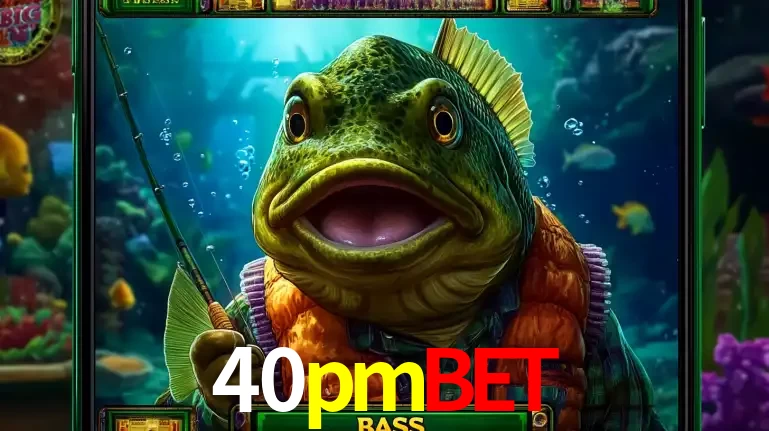 Personagem de peixe pescador do popular jogo de slot com tema de pescaria, uma das emocionantes opções de caça-níqueis para jogar e ganhar no cassino 40pmbet.