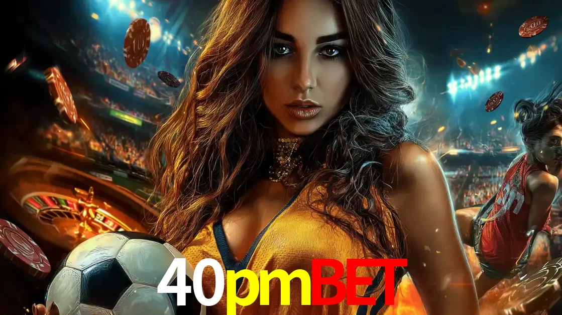 Mulher segurando uma bola de futebol em uma montagem que mistura a paixão esportiva com a emoção da roleta de cassino, tudo disponível na plataforma 40pmbet.